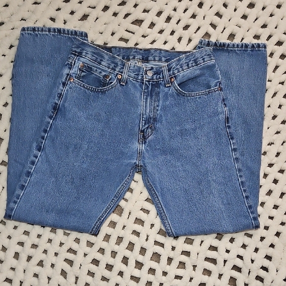 Levi's 505 Men's Straight Leg Denim Jeans - Picture 5 of 10